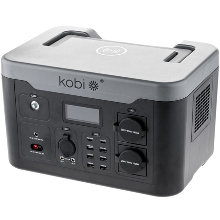 Energiebank Powerbox Tragbare mobile Stromstation 1800W Premium KOBI