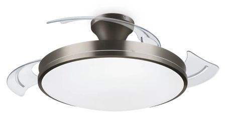 LED-Lüfter-Deckenleuchte Plafond 28+35W 4500lm 2700-5500K Nickel Atlas Philips