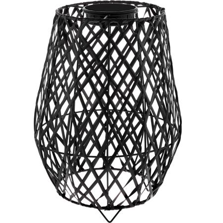 LED Solarlampe Outdoor Garten Standlaterne 3000K IP44 35cm Dämmerungssensor