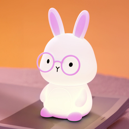 Sanico Goldlux LED Kaninchen 1W 3000K RGBW Rosa Dimmbare Flora Dekorative Lampe