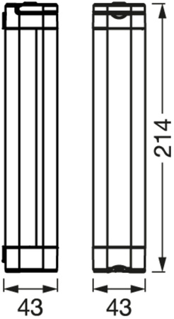 LED Unterschrank Lichtleiste 6.9W 400lm 6500K Kalt Dimmbar Weiß Linear Ledvance