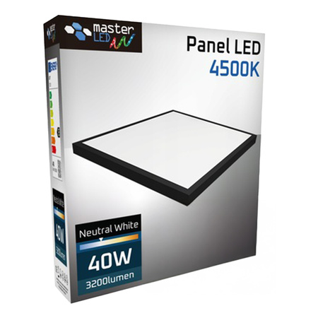 LED-Oberflächenpanel Deckenaufbauleuchten 40W 4500K 60x60 quadratisch