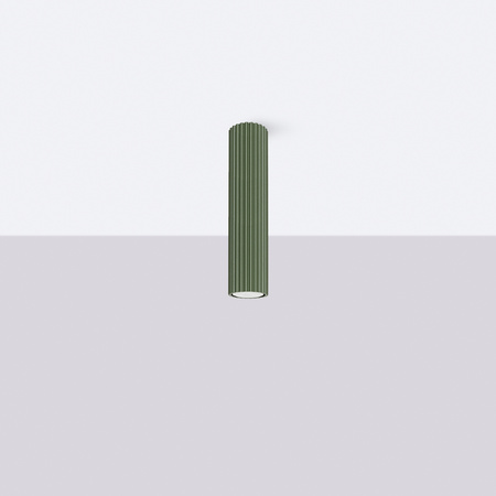 Tuba Spot GU10 Olive Carbon Deep Space SL-Deckenleuchte.1608 Sollux