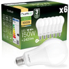 6x LED-Lampe E27 A70 18W = 150W 2421lm 3000K Warm 260° LUMILED