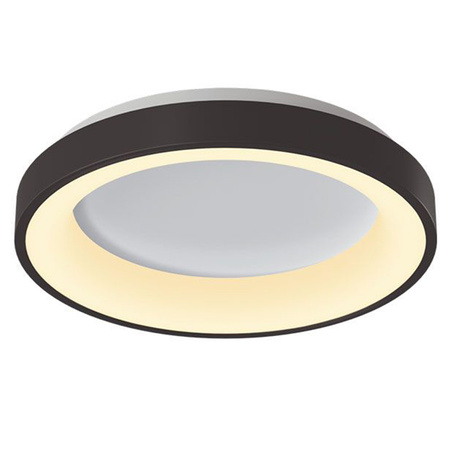 Plafond LED-Deckenleuchte Aufbauleuchte 72W 7500lm 2700-6000K CCT Schwarz Dimmbar + EDGE Fernbedienung Videx
