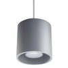 ORBIS GU10 Hängende LED-Deckenleuchte Grau SOLLUX
