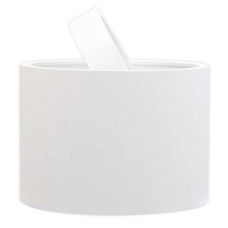 Aufputz Halogen Tuba Reflektor Spot GU10 Rund Beweglich Weiß Geführt