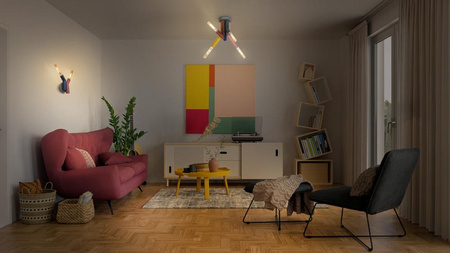 Dekorative LED-Deckenlampe E27 Mehrfarbig von Ledvance