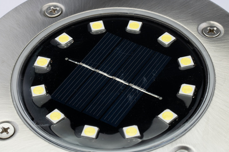 Set bestehend aus 4xGartenleuchte 12x LED SOLAR BODENMONTAGE IP44