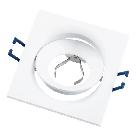 Halogen-Deckeneinbauleuchte quadratisch beweglich weiß GU10