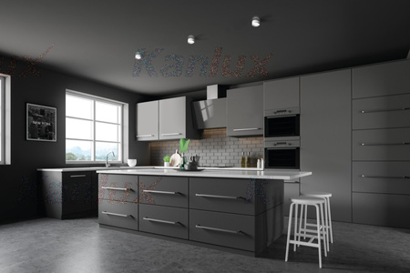 GOVIK MR16 GU10 schwarz IP20 Kanlux Halogen-Deckenleuchte