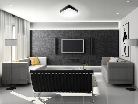 PLAFON LED Kronleuchter Deckenleuchte GALAXIS ARIES 54W 3000K-6500K schwarz + Fernbedienung