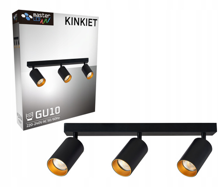 ERIS GOLD 3xGU10 LED Deckenleuchte verstellbar