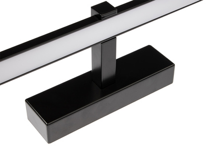 LED-Spiegelleuchte 8W, Badezimmer-Wandleuchte 700lm Schwarz neutral 40cm VENUS LUMILED