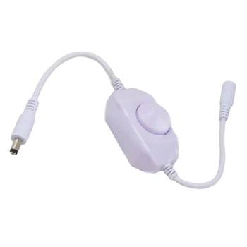 Dimmer für LED-Streifen manueller Controller 6 A 12 – 24 V WEISS