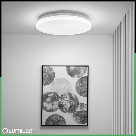 LED-Deckenleuchte Aufbaumontage 24W 4000K CELIS Rund IP44 ALS LUMILED