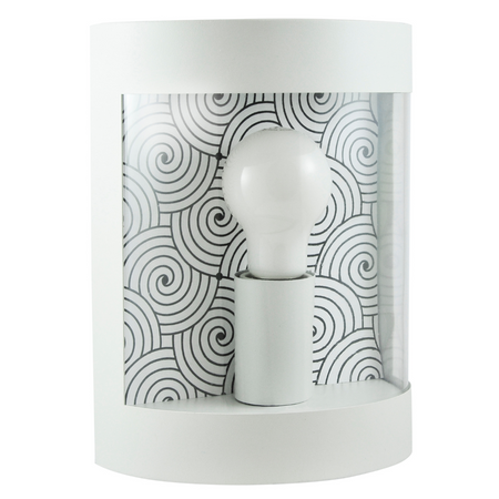 Wandleuchte Außengarten-Wandleuchte MURET E27 GOLDLUX (Polux) weiß