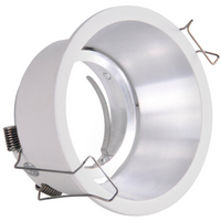 KOLDING Weiße und silberne Einbauleuchte rund MR16 GOLDLUX (Polux)