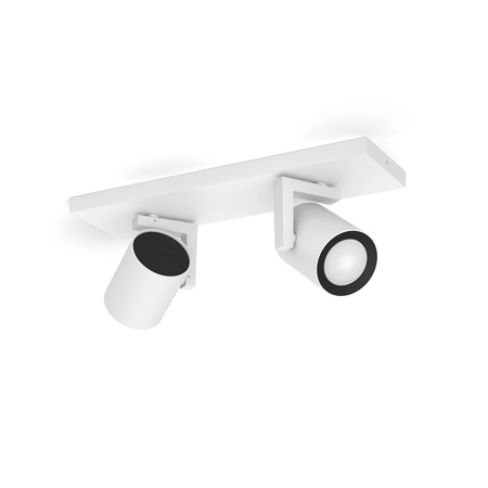 Philips HUE Weiß und Farbe Ambiance Lampe Argenta 2x4.2W Bluetooth Zigbee