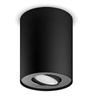 LED Spot Pillar Schwarz 4.2W CCT PHILIPS HUE Bluetooth Zigbee Deckenleuchte + Dimmschalter