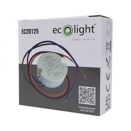 LED-Netzteil für die Box 1,67A 20W 12V IP67 ECOLIGHT