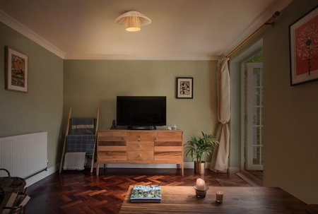 Dekor E27 Bambus Braun Dekor Ledvance Deckenleuchte