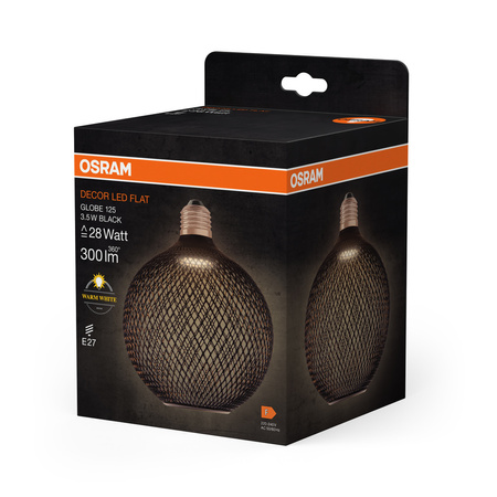 Dekorative LED-Glühbirne E27 3.5W = 28W 300lm 2700K Warm 100° Dekor Osram