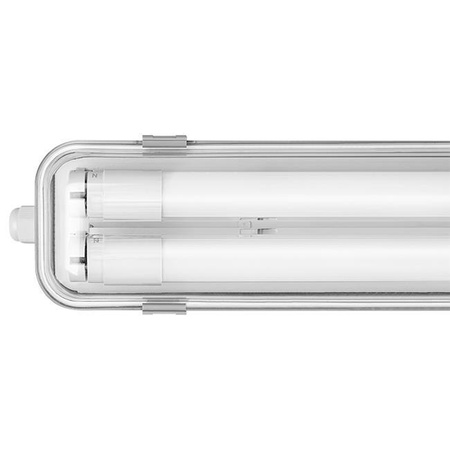 Flammensichere 120cm 2xT8 G13 IP65 Transparente Masterled Leuchte