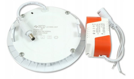 LED-Panel-Deckenleuchte 6W 480lm 4000K neutralweiß Einbau Rund Weiß Proma Masterled