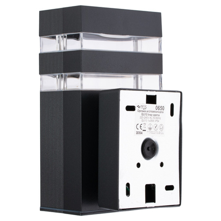 Fassade Wandleuchte INEZ Dunkelgrau GU10 ALUMINIUM IP54