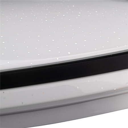 LED Plafond ARVOS Deckenleuchte 37W CCT Schwarz + Fernbedienung KANLUX