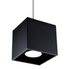 LED Pendel-Deckenleuchte QUAD GU10 Ausleger Schwarz SOLLUX