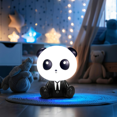 LED Dekorative Lampe 2.5W 59lm Weiß Schwarz Dimmbar Panda Sanico Goldlux