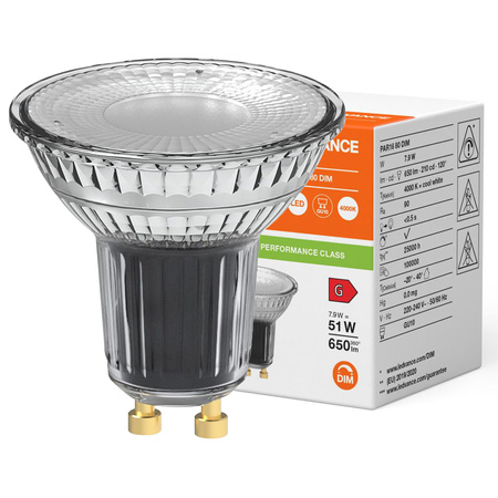 LED Lampen PAR16 GU10 7.9W = 51W 650lm 4000K Neutralweiß 120° DIMMABLE LEDVANCE