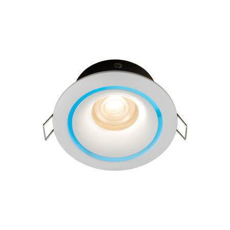 LED-Deckeneinbauleuchte für Badezimmer FOXTROT 8373 GU10 IP20/IP54 Weiße Nowodvorski-Overlays