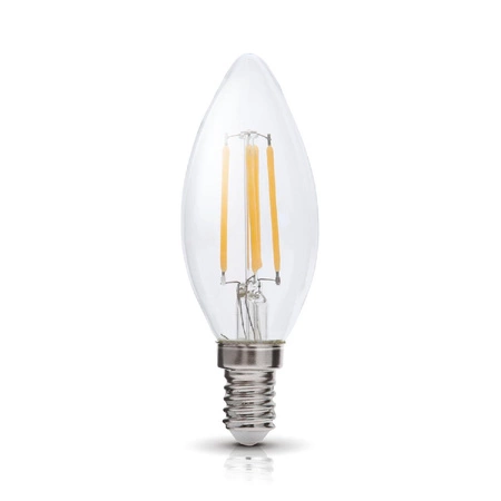 LED-Lampe E14 Ball 4W 470lm 3000K Warm 360° Filament Line Kobi