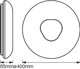 LED Deckenleuchte ORBIS Donut 24W 2500lm warm-kalt 40cm SMART+ WiFi LEDVANCE