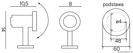 Außenstehende Gartenleuchte REFLECTOR Emy 7062 GU5.3 14cm Su-Ma