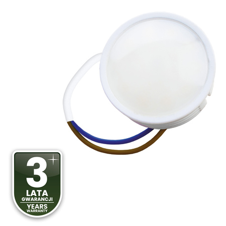 10x LED-Einsatzmodul INSERT Milchig 7W = 60W 120° 670lm 6500K Kalt Dimmbar LUMILED