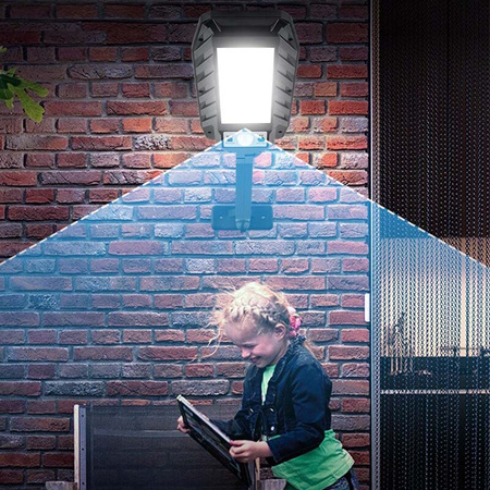 LED-Solar-Straßenlaterne 10W IP65 Bewegungssensor + Handgriff + Fernbedienung