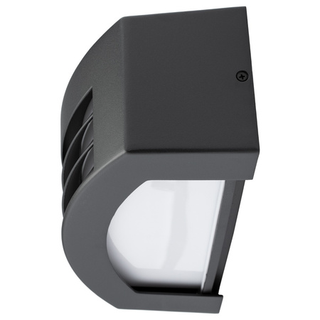 Gartenwandleuchte Elevation Außenleuchte E27 Dunkelgrau IP54