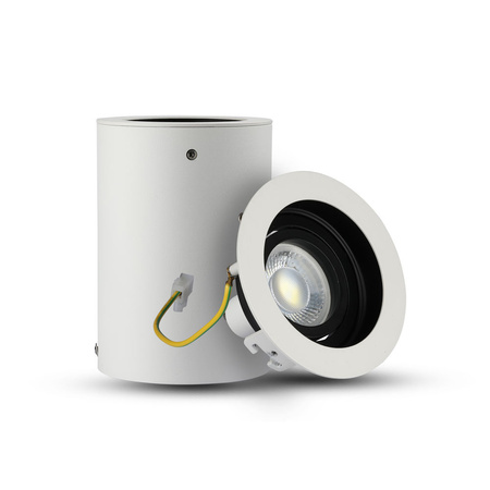 Spot-Deckenleuchte GU10 rund weiß VT-796 V-TAC