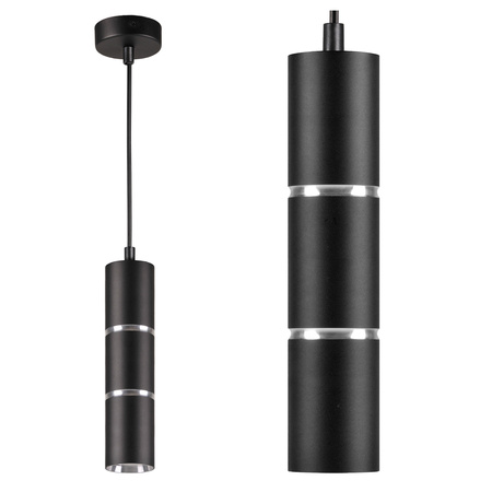 Hängelampe GU10 SchwarzSilber BAMBOO Sanico Goldlux