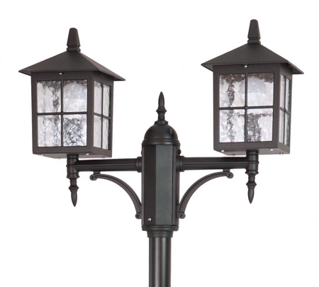 Außengartenlampe LATERNE E27 Venedig OGMWN 2 KW 180-280cm schwarz Su-Ma