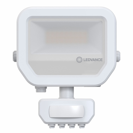 LED-Flutlicht 8W 1100lm 3000K IP65 Weiß mit Bewegungssensor LEDVANCE Flutlicht