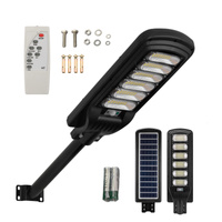 LED Solar Straßenlaterne 2000W 6500K Laterne mit Halterung und Fernbedienung