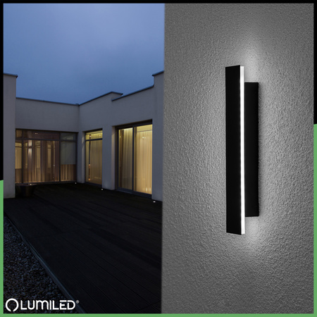 LED-Aufbauleuchte PELIO Wandleuchte 9W 4000K IP65 LUMILED