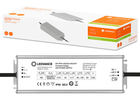 LED-Leiste 100W 24V DC IP66 LEDvance hermetische Stromversorgung