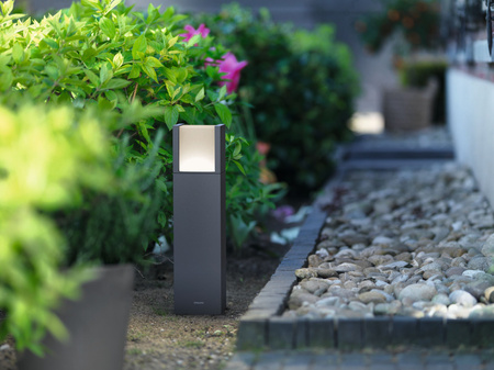 LED-Gartenleuchte für den Außenbereich ARBOR myGarden 6W 2700K IP44 Mast 40cm Anthrazit PHILIPS