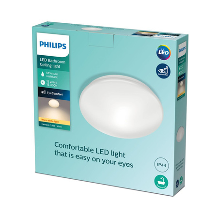 Plafond LED-Deckenleuchte CANOPUS 17W 2700K IP44 32cm PHILIPS